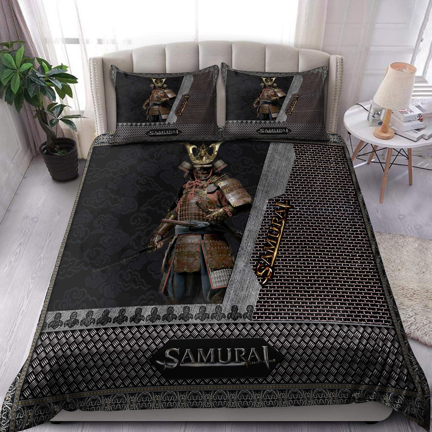 Premium All Over Printed Samurai Warrior Bedding Set MEI