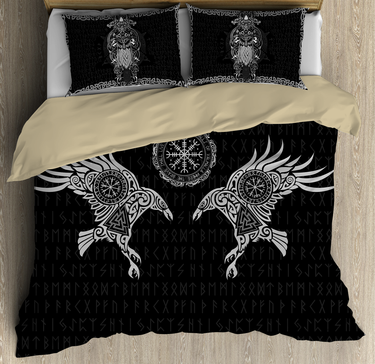 Premium Raven Of Odin Bedding Set