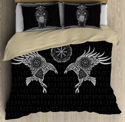 Premium Raven Of Odin Bedding Set