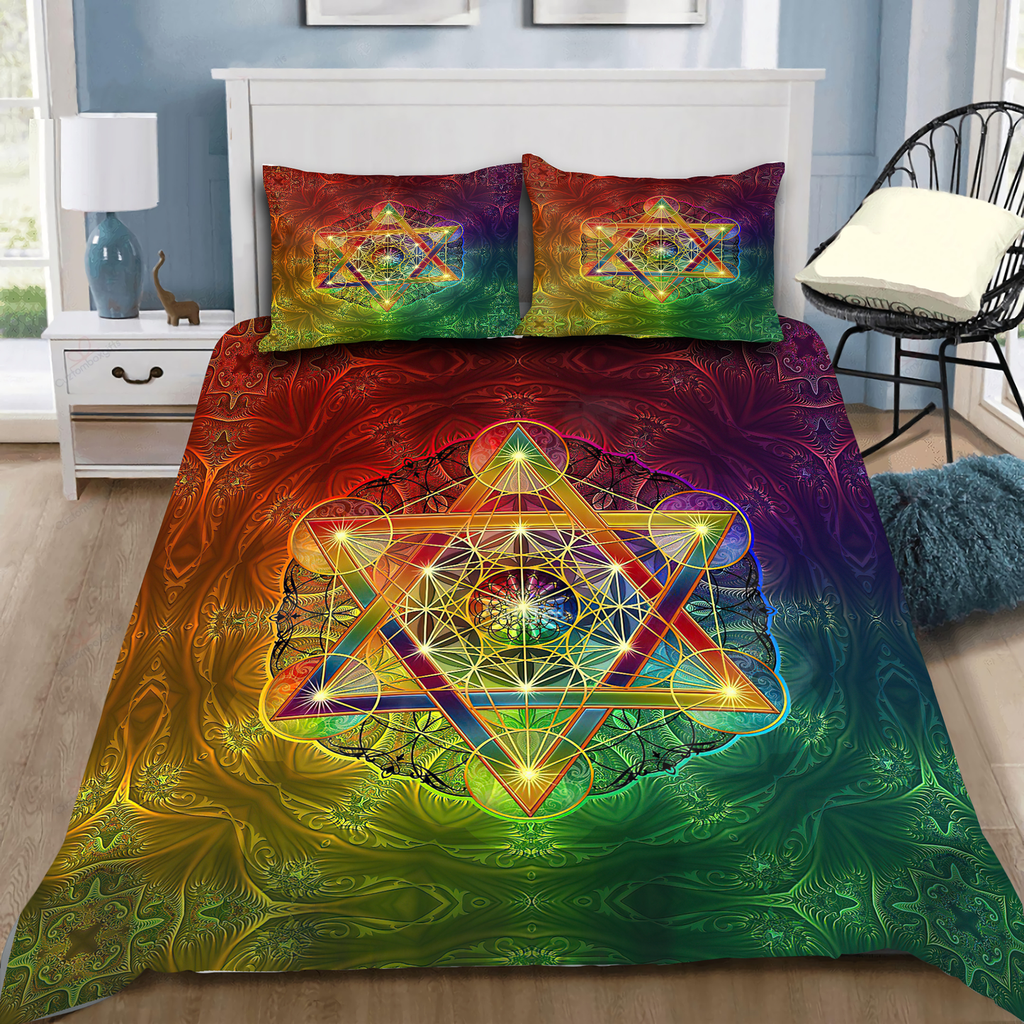 Premium All Over Printed Wicca Bedding Set
