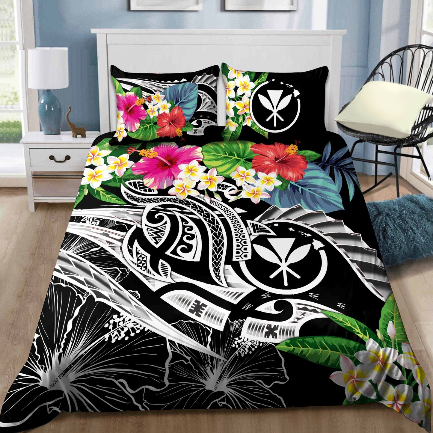 Kanaka Maoli (Hawaiian) Polynesian Bedding Set