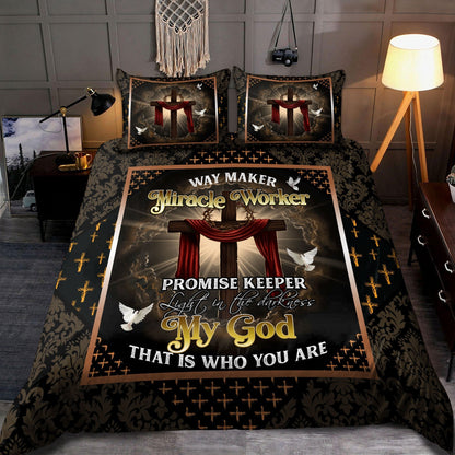 Jesus Way Maker 3D All Over Printed Bedding Set NTN11012101VH
