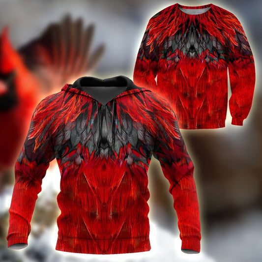 Cardinal Feathers Cover Spirit Birds shirts for men and women
