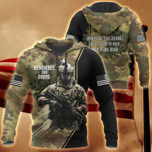 Memorial day Remember and honor the heroes who served to hold our flag high TR220402 - Amaze Style™-Apparel