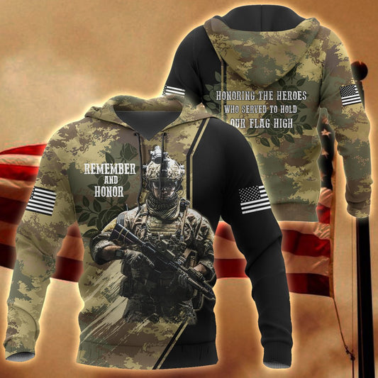Memorial day Remember and honor the heroes who served to hold our flag high TR140401A - Amaze Style™-Apparel