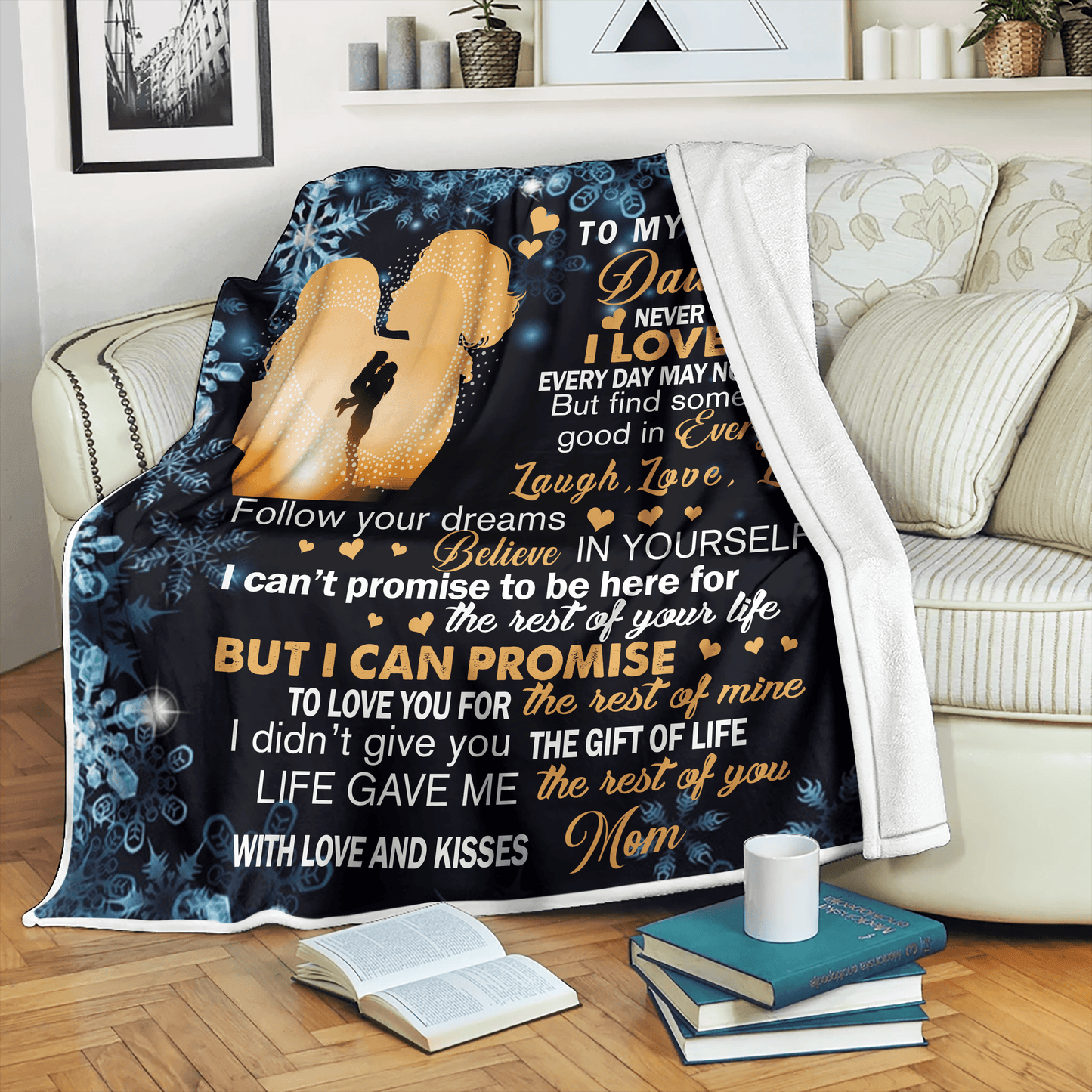 To My Daughter - Premium Blanket
