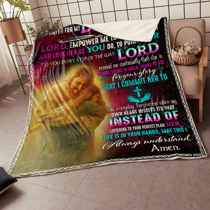 Jesus Sherpa Blanket TT