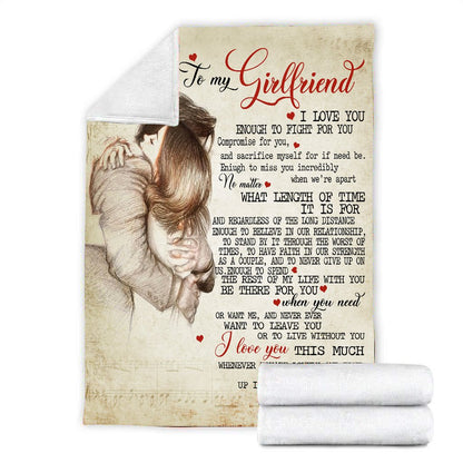 To my Girlfriend Blanket