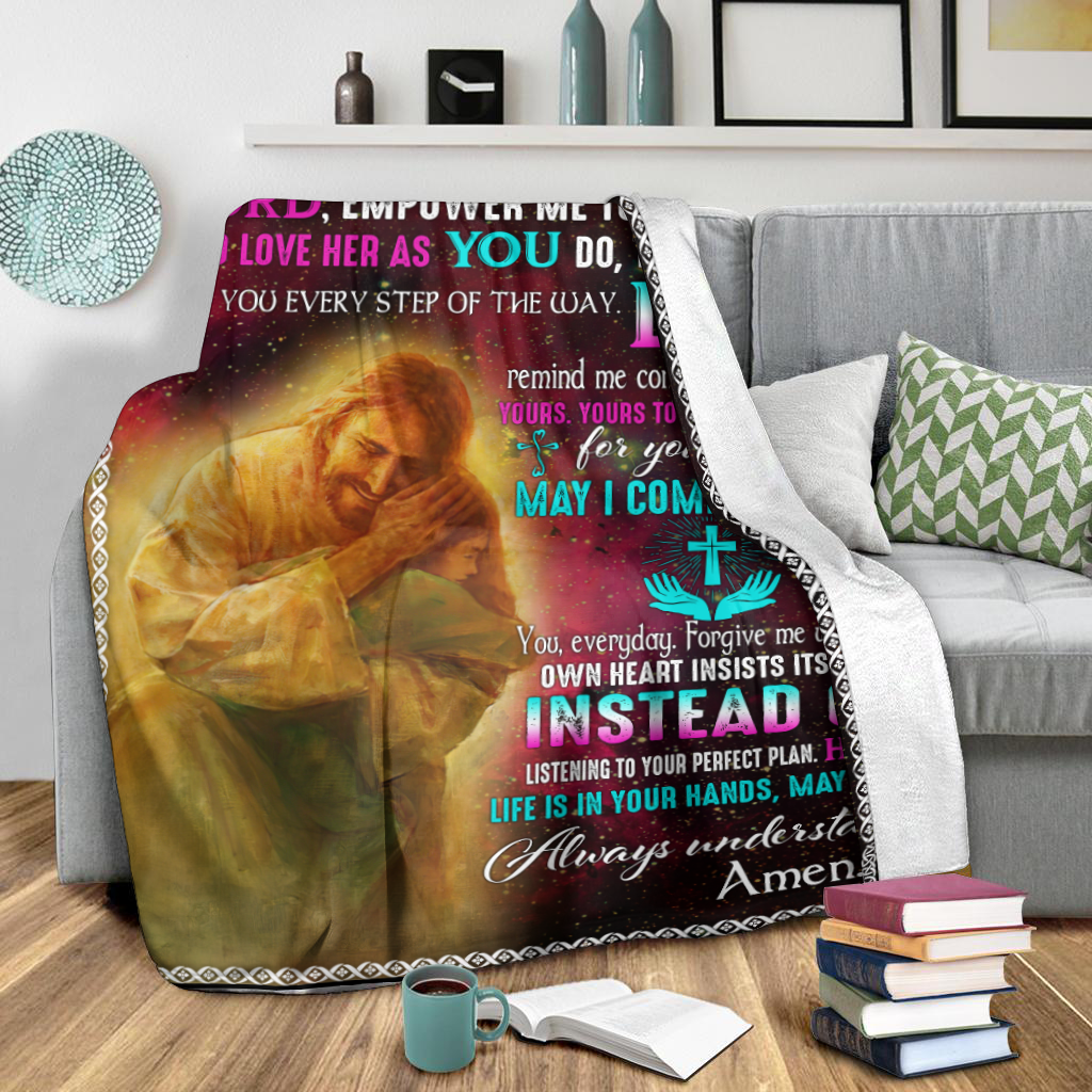 Jesus Sherpa Blanket TT