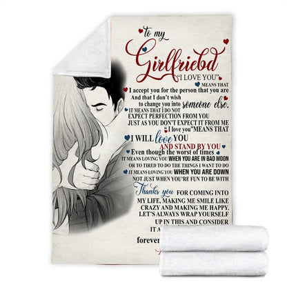 To my Girlfriend Blanket