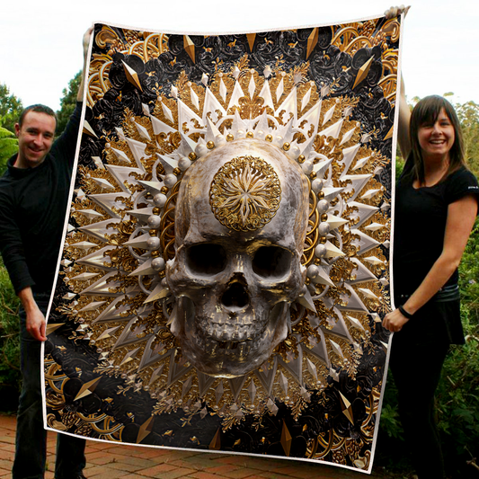 Premium Skull 3d All Over Printed Blanket