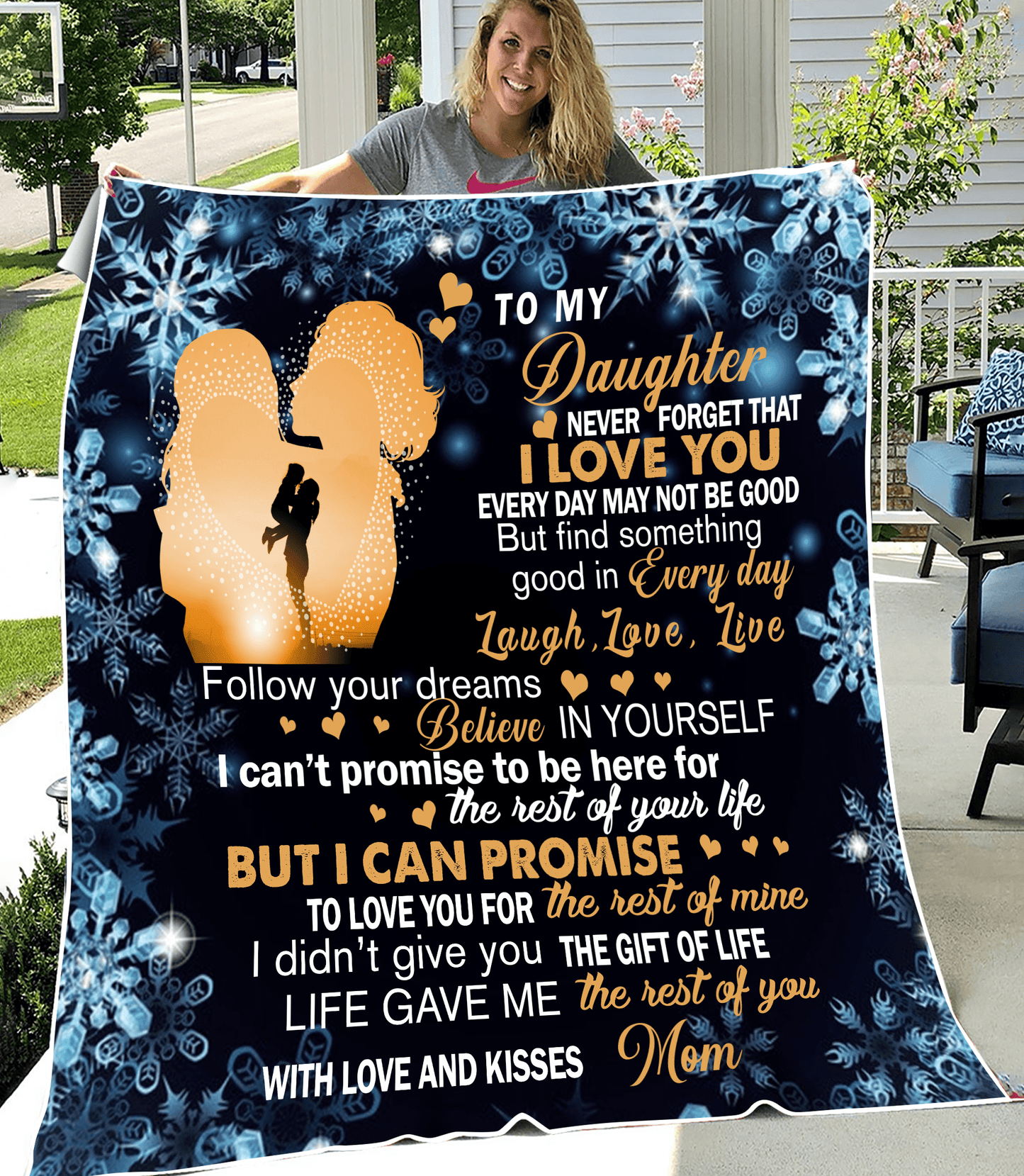 To My Daughter - Premium Blanket
