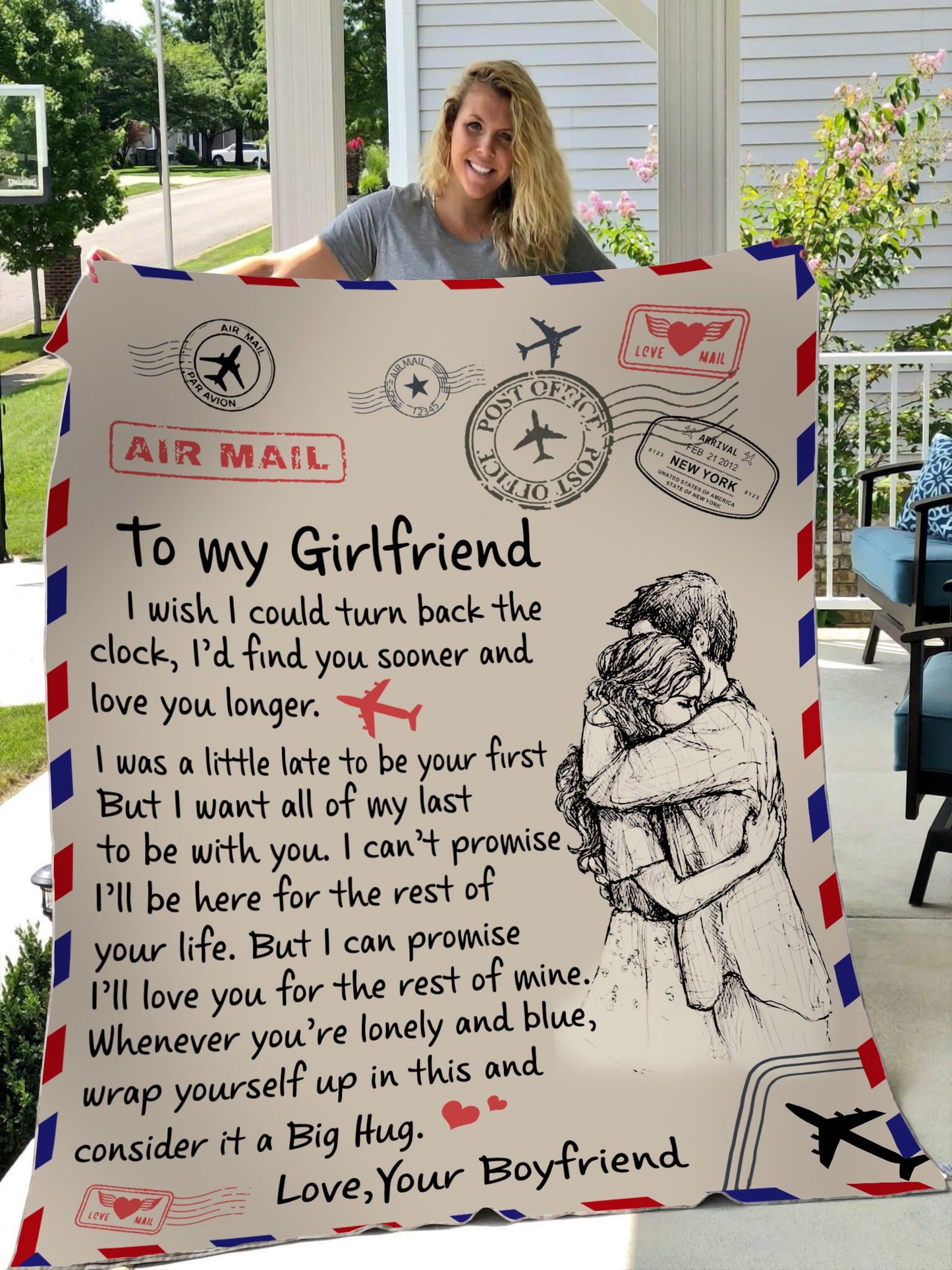 To my Girlfriend Blanket