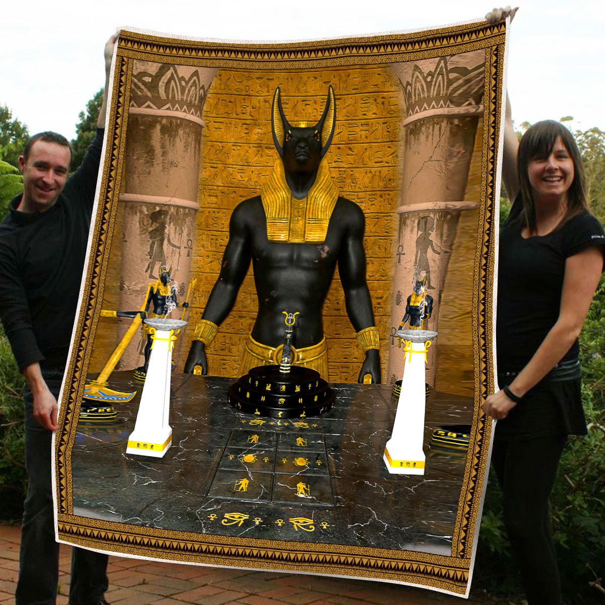 Egypt 3D All Over Printed Blanket