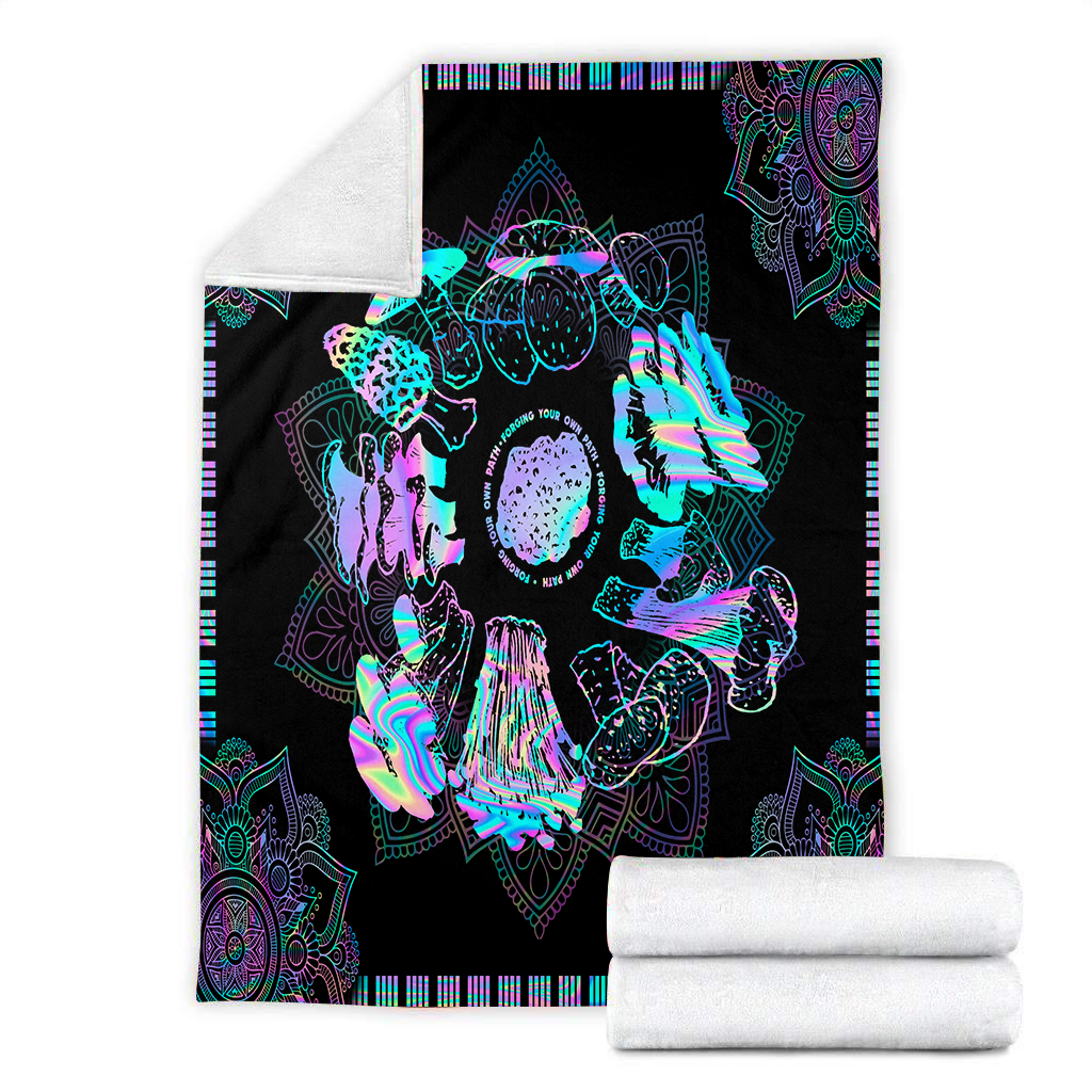 Mushroom 3D All Over Printed Blanket