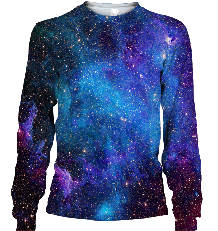 3D AOP Blue Glaxy-Apparel-6teenth World-Sweatshirt-S-Vibe Cosy™