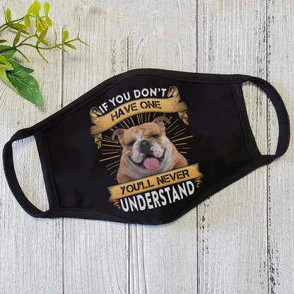 English Bull Dog Face Mask DL