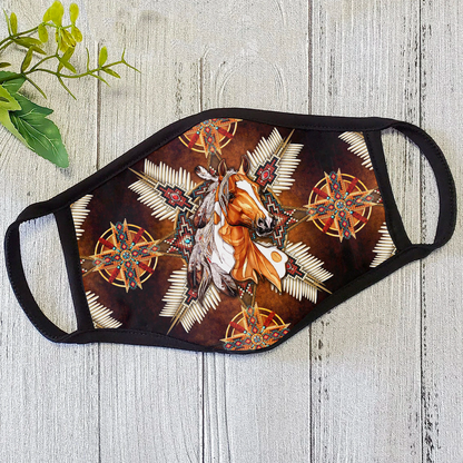 Native American Horse Face Mask DL