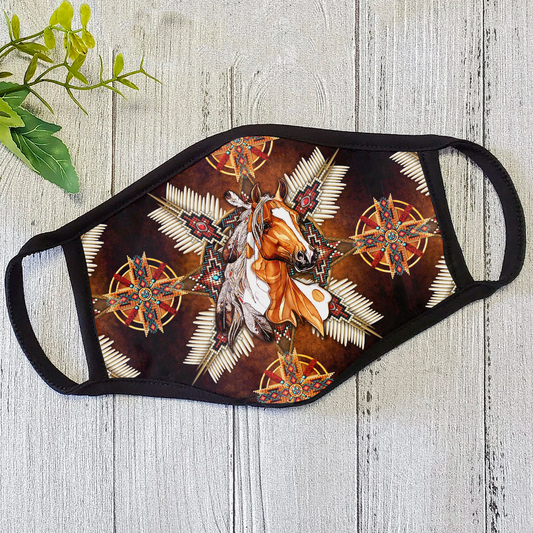 Native American Horse Face Mask DL