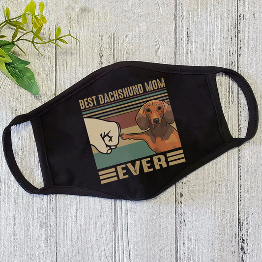 Dachshund dog Mom Face Mask DL