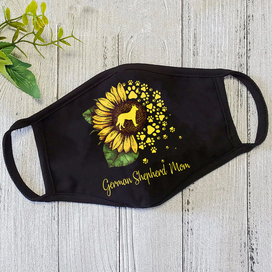German Shepherd Dog Mom Face Mask DL