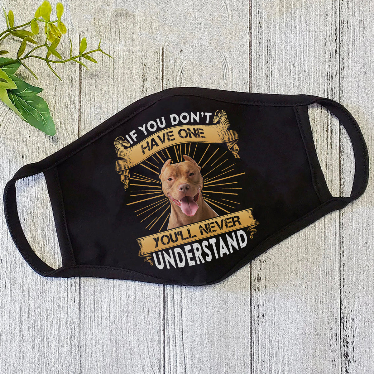 Pitbull Dog Face Mask DL