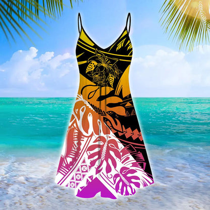 Polynesia No 10 Summer Beach Dress