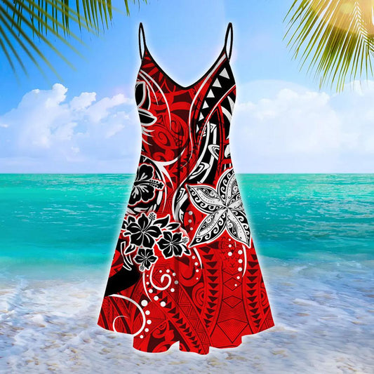 Polynesia No 14 Summer Beach Dress