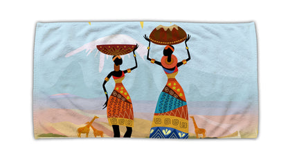 African Girl No 7 Summer Beach Towel NTN10072103