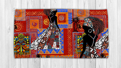 African Girl No 6 Summer Beach Towel NTN10072102