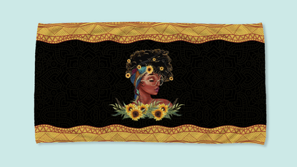 Afircan Culture Black Girl Summer Beach Towel SN16072103