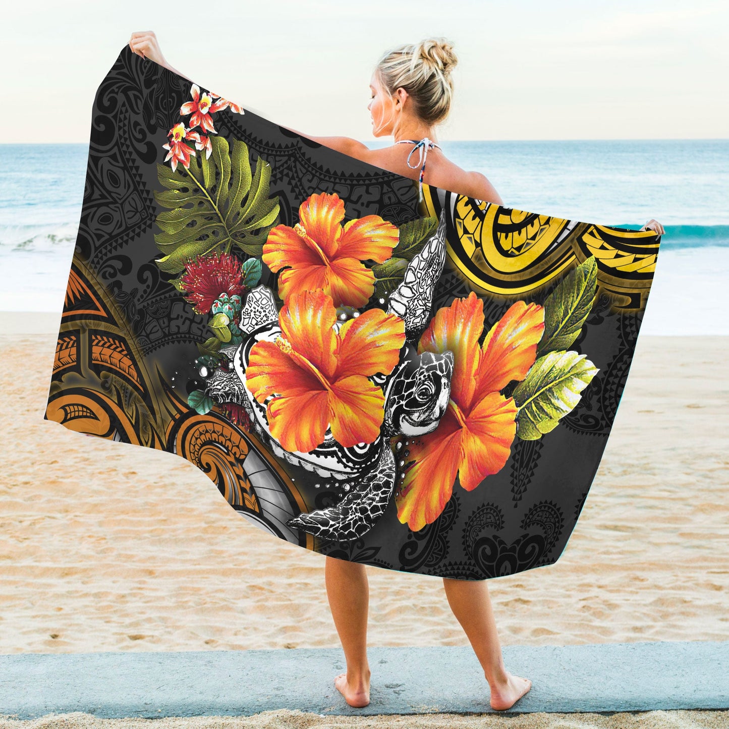 Polynesia No 3 Summer Beach Towel