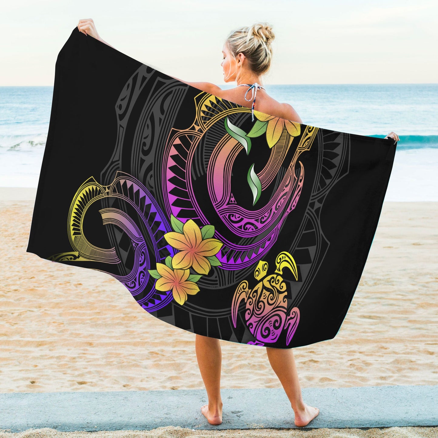 Polynesia No 8 Summer Beach Towel