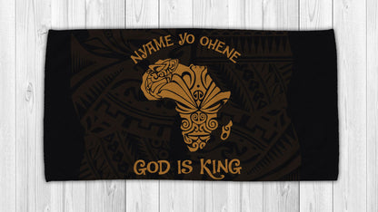 African Girl No 3 Summer Beach Towel NTN07042002