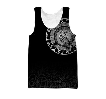 Premium Viking Raven 3D Printed Unisex Shirts TNA23042102