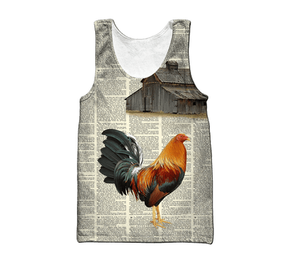 Rooster 3D Printed Unisex Shirts HHT29042102