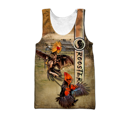 Personalized Rooster Fighting 3D Printed Unisex Shirts TNA05052105