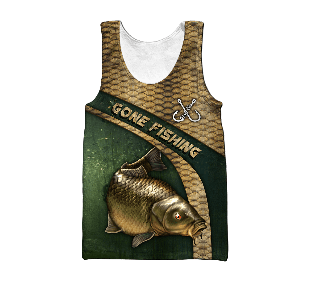 Custom name Carp Fishing Skin Camo 3D printed shirts
