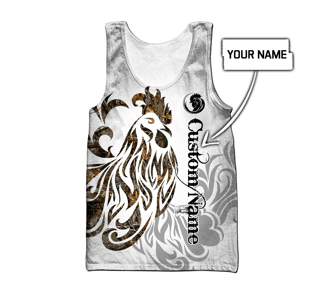 Personalized Rooster 3D Printed Unisex Shirts DD17052104