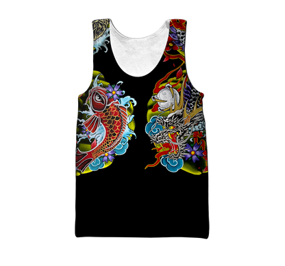Japan Culture 3D All Over Printed Unisex Shirts