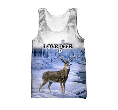 Love Deer 3D All Over Printed Shirts MH12122001CL