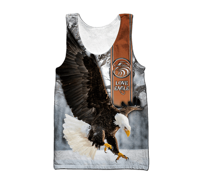 Customize Name Eagle 3D All Over Printed Shirts