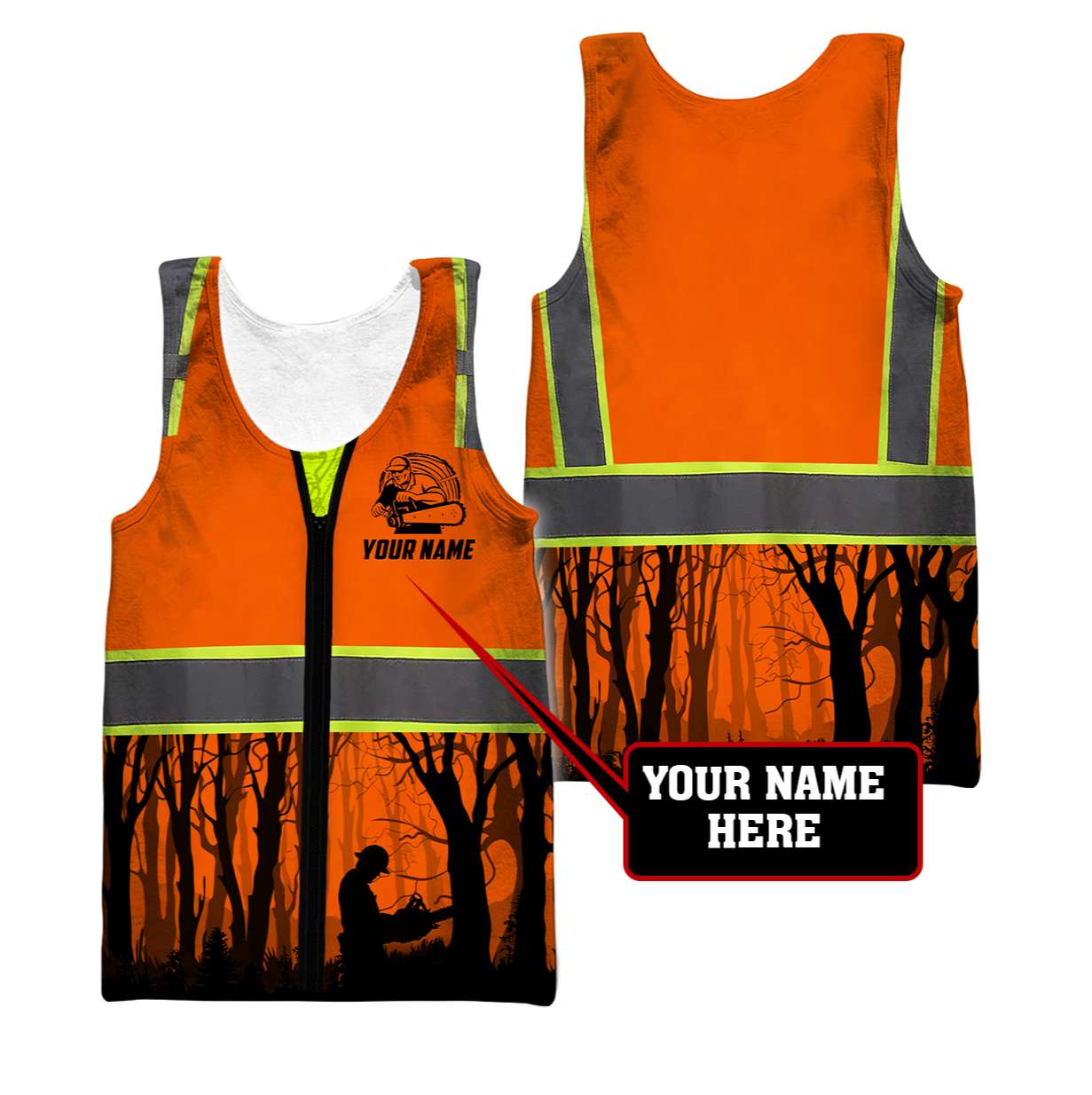 Premium Personalized 3D Printed Arborist Safety MEI