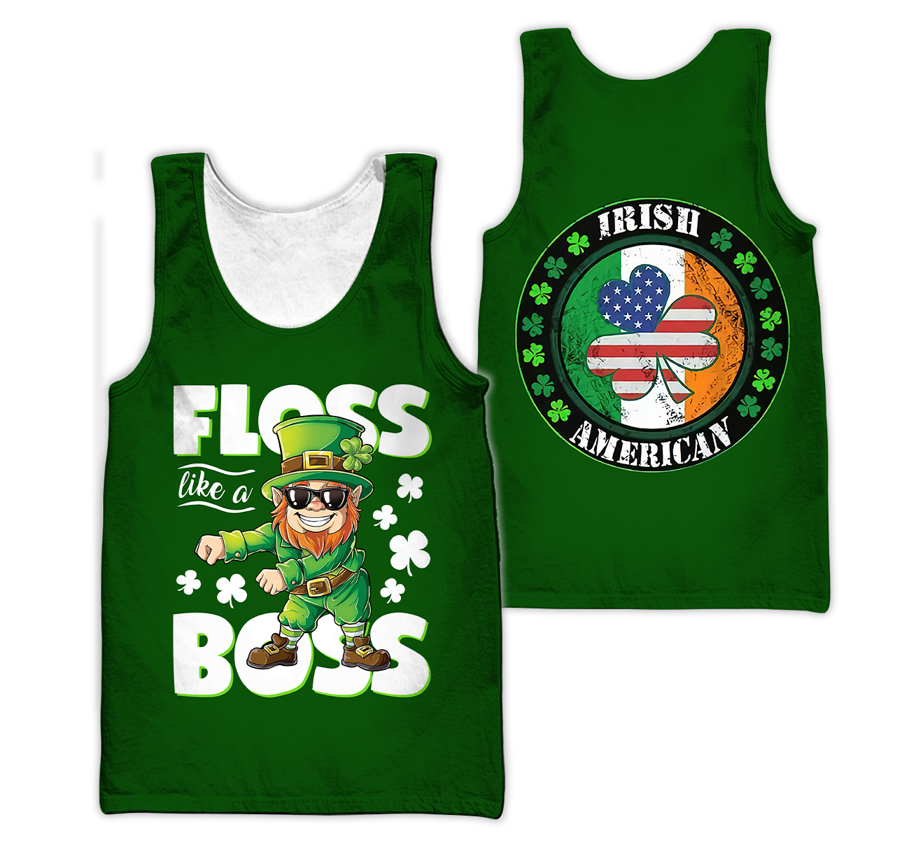 Premium Customize Name Irish Saint Patrick's Day 3D All Over Printed Unisex Shirts