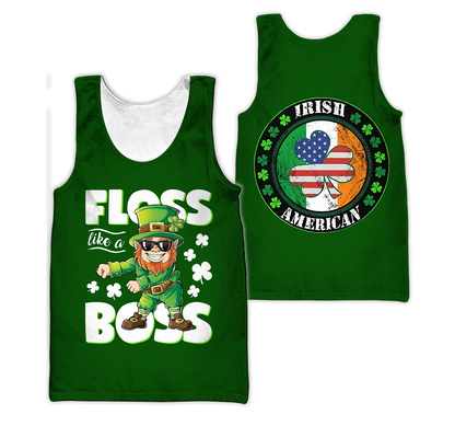 Premium Customize Name Irish Saint Patrick's Day 3D All Over Printed Unisex Shirts