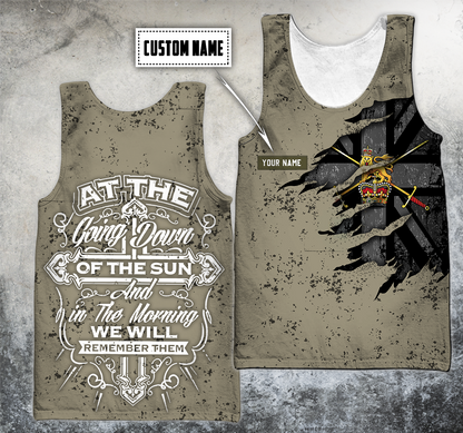 Custom name British Camo 3D Design Print Shirts