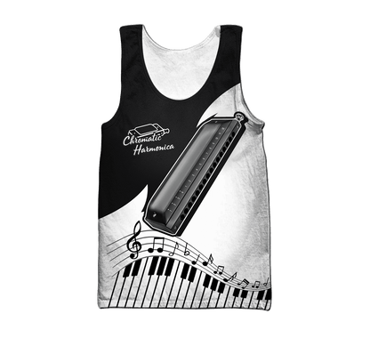 Personalized Harmonica Music 3D Printed Unisex Shirt HHT10072120