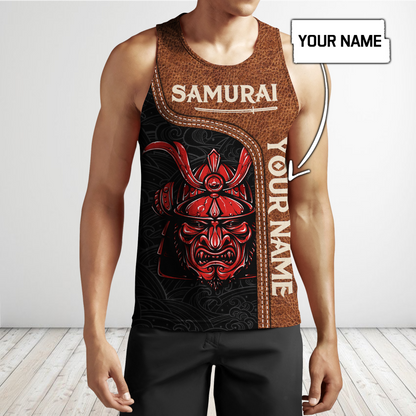 Custom Name Samurai 3D All Over Printed Unisex Shirts