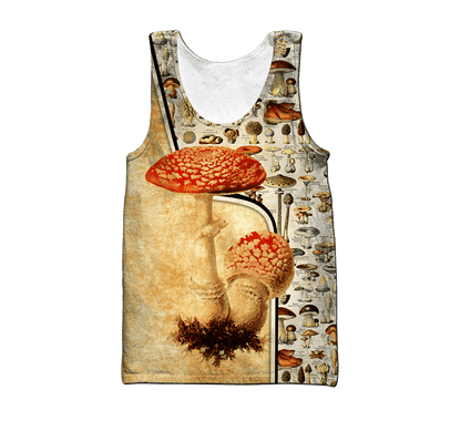 Customize Name Mushroom Hippie 3D All Over Printed Unisex Shirts