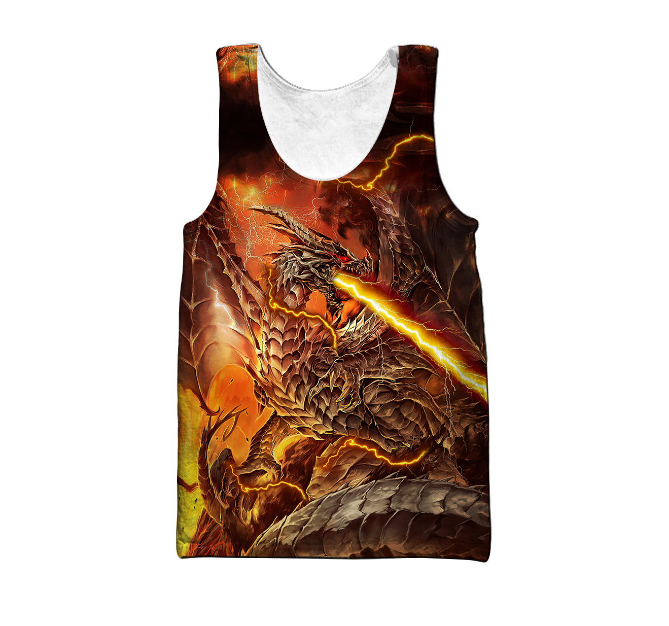 Premium Fire Dragon All Over Printed Shirts For Men And Women MEI